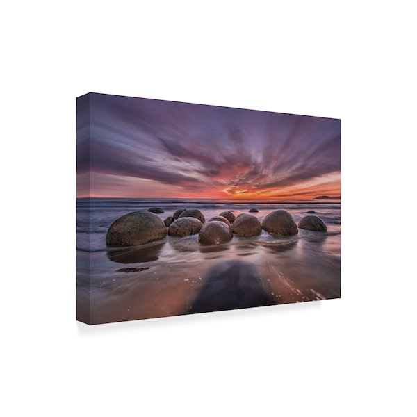 Andreas Agazzi 'The Barrier' Canvas Art,30x47